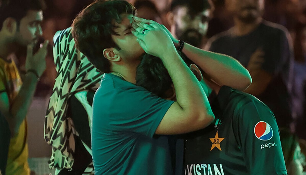 Pakistani cricket fans react as they watch the cricket match between India v Pakistan in the ICC T20 World Cup 2024 in New York — Reuters