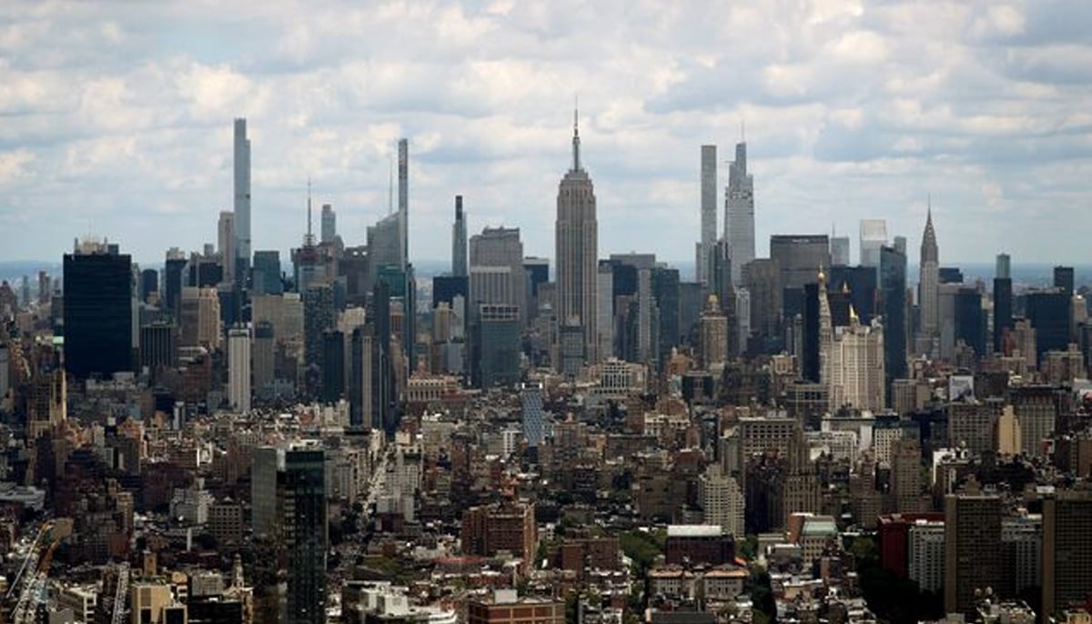 A general view of the skyline of Manhattan as seen from the One World Trade Center Tower in New York City, New York, US, June 15, 2021. — Reuters