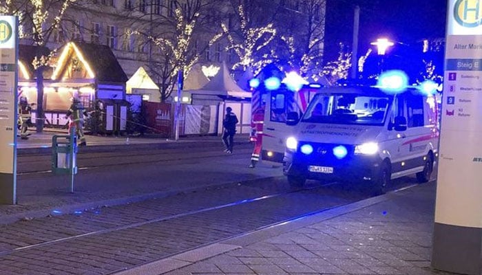 At least two killed as driver rams car into crowded German Christmas market