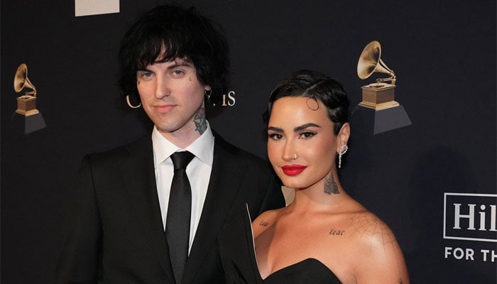 Demi Lovato, fiance Jordan Lutes share Christmas greetings