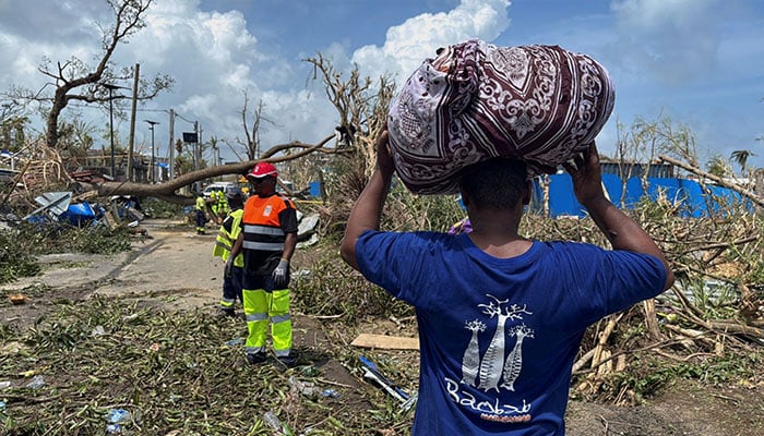 French military aid starts to arrive in cyclone-battered Mayotte