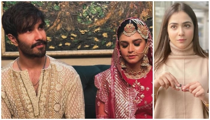 Humaima breaks silence on Feroze Khan’s rumoured separation from second wife