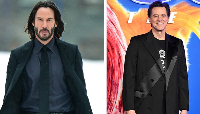 Jim Carrey praises costar Keanu Reeves: ‘Every man aspires to be’