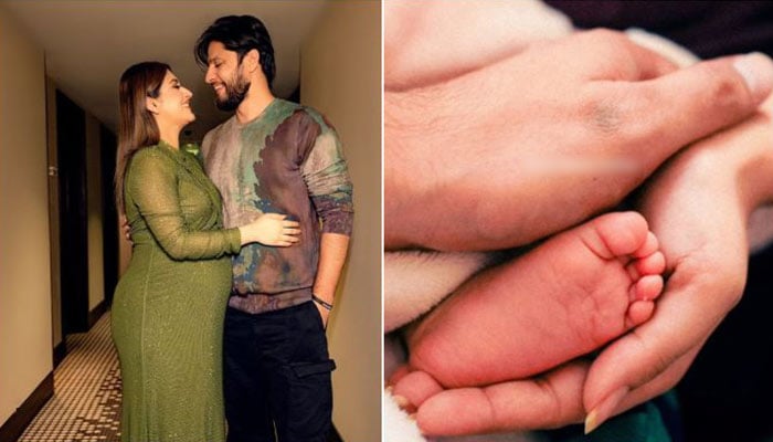 ‘Light in our lives’: Hiba Bukhari, Arez Ahmed celebrate birth of baby girl