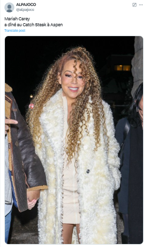 Mariah Carey turns heads as she embraces her signature 90s style