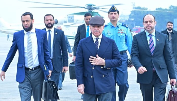 PM Shehbaz arrives in Egypt to attend D-8 Summit