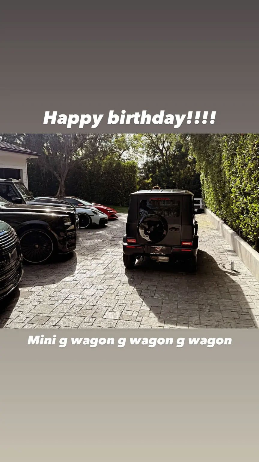 Scott Disick gifts son mini Mercedes-Benz G-Wagon