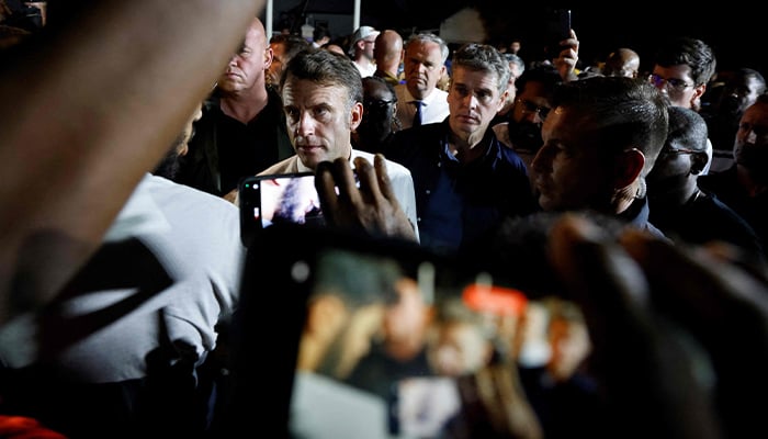 WATCH: President Macron heckled by angry residents of cyclone-hit Mayotte