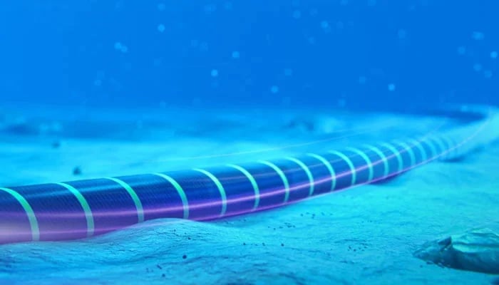 A representational image of an underwater internet cable. — Geo.tv/file