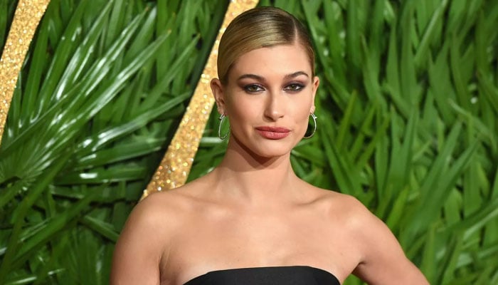 Hailey Bieber flaunts post pregnancy body as she rings in New Year