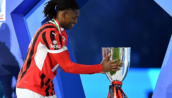 Injury-time goal by Abraham hands AC Milan Italian Super Cup win