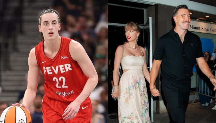 Travis Kelce reacts to Caitlin Clark’s mother turning ‘full swiftie’